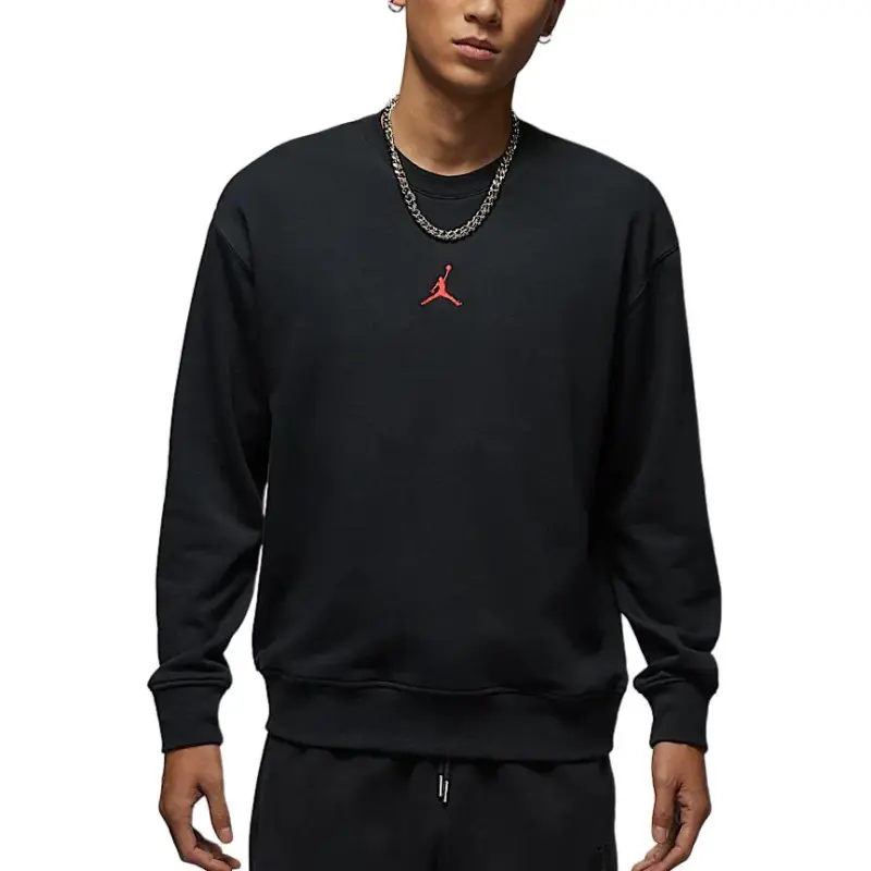 Jordan MJ FLC CREW GCEL Sweatshirt Men's Black-2