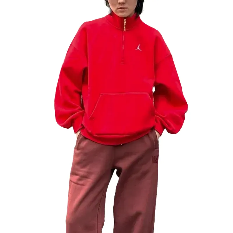 Jordan As W J Flt Flc QTR ZIP GCEL Sweatshirt Women's Red-2