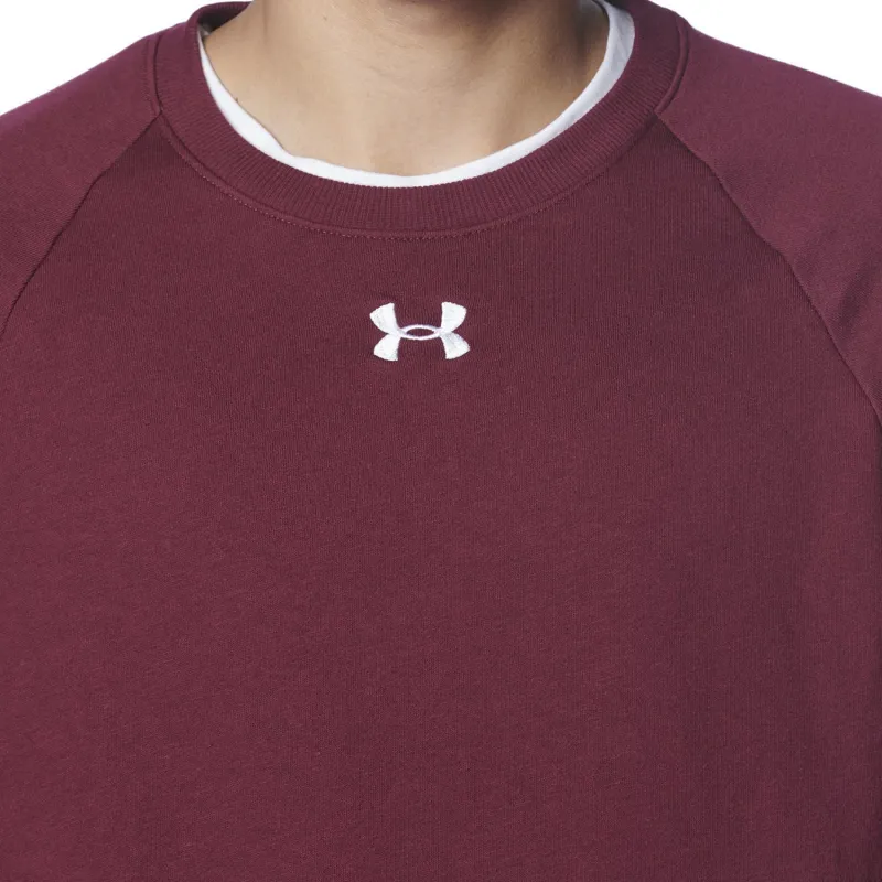 Under Armour Rival Fleece FW24 Sweatshirt Men's Chestnut/White-5