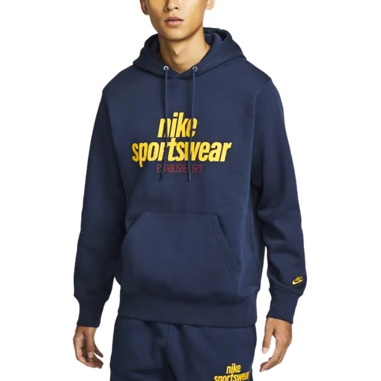 Nike SportswearClub BB PO HDY NSW GFX Sweatshirt Men's Blue-2