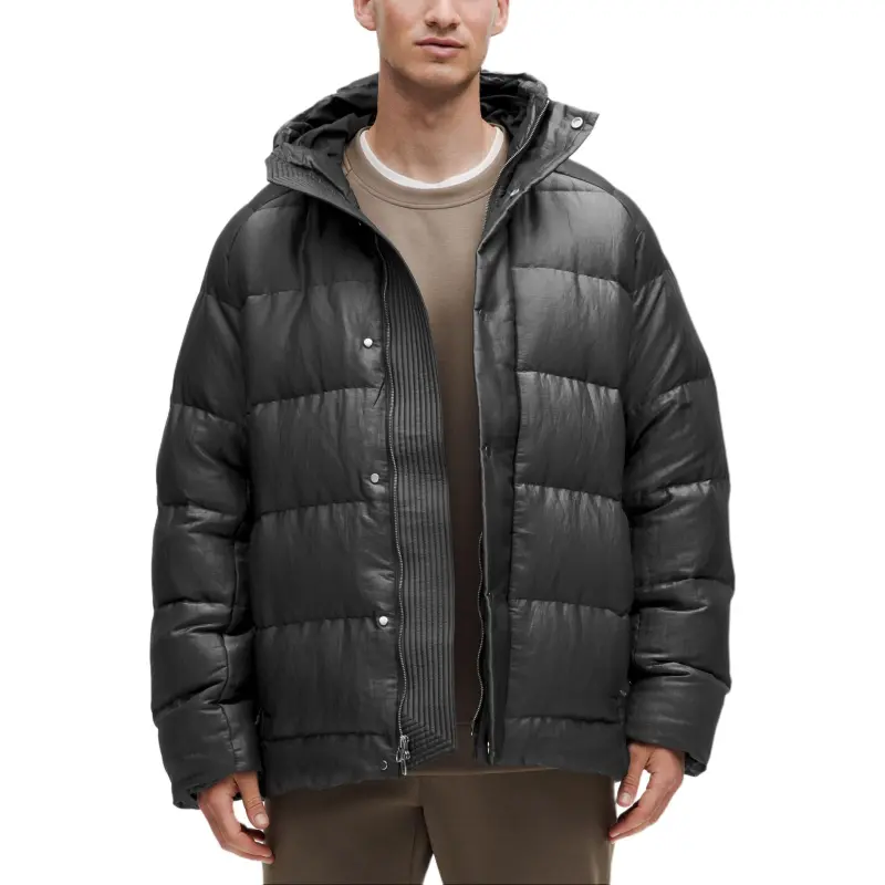 Lululemon Wunder Puff Collection Iridescent Down Jacket Men's Graphite Gray-2