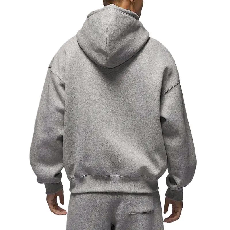 Jordan Brooklyn Fleece SS25 Sweatshirt Men's Carbon Gray/Sail White-3
