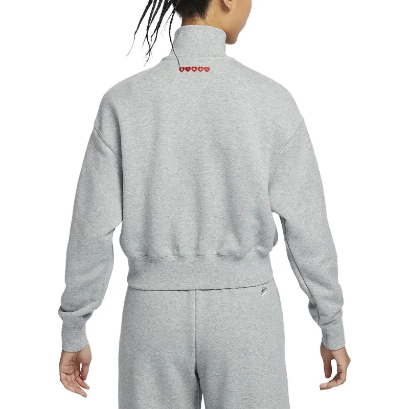 Nike Sportswear Phoenix Fleece Sweatshirt Women's Toned Dark Gray-3