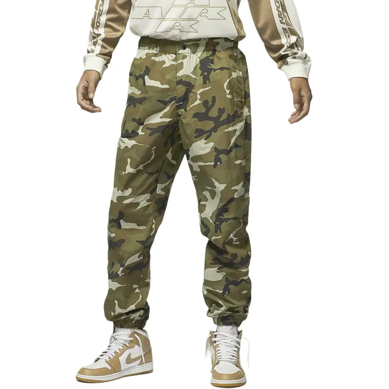Jordan Jordan MVP Knitted Sports Pants Men's Light Olive Yellow-2