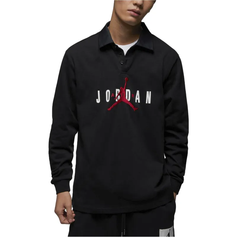 Jordan Polo Shirts Men Black-2