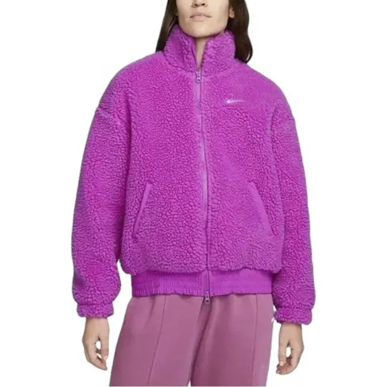 Nike Velvet Jackets Women's Pink-2