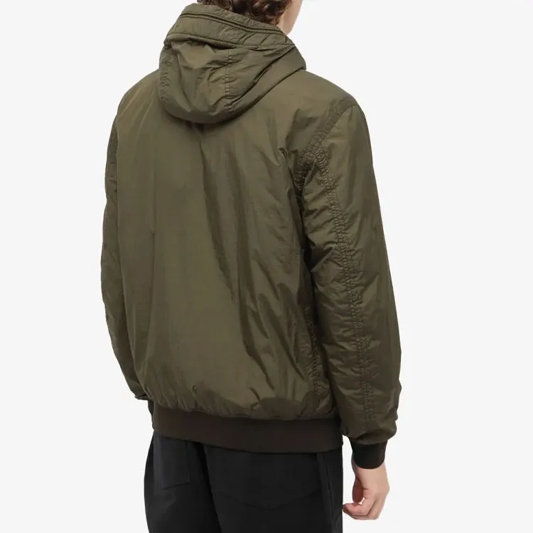 STONE ISLAND Logo Patch Hooded Track Jacket-2