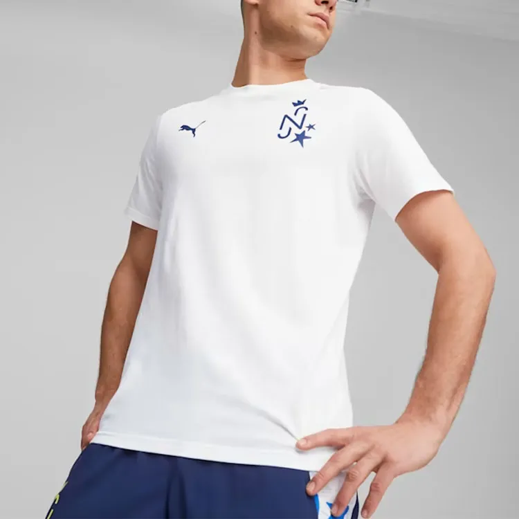 PUMA Neymar Jr Soccer Tee T-Shirt Men's White-3