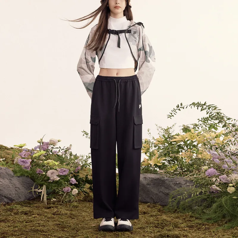 FILA FUSION Knitted Sweatpants Women's Jet Black-5