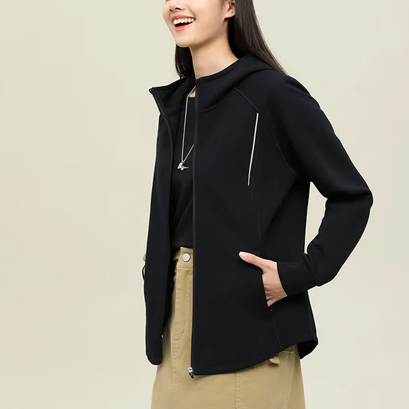 Anta Running Collection Trench Coat Women's Basic Black-4