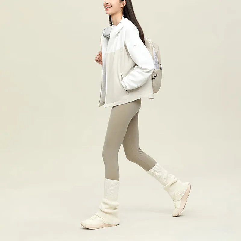 Anta Variety Training Collection Trench Coat Women's Papyrus White/White Limestone/White Papyrus-4