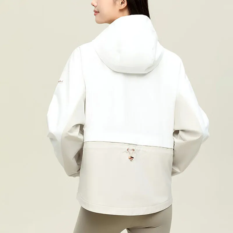 Anta Variety Training Collection Trench Coat Women's Papyrus White/White Limestone/White Papyrus-3