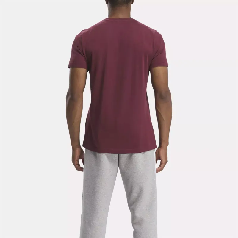 Reebok T-Shirts Men Burgundy-3