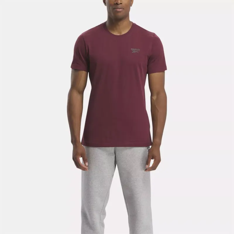 Reebok T-Shirts Men Burgundy-2