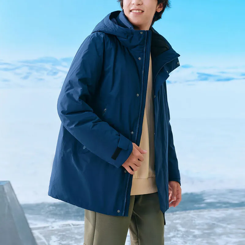 Skechers Down Jacket Men's Dark Blue Black-2