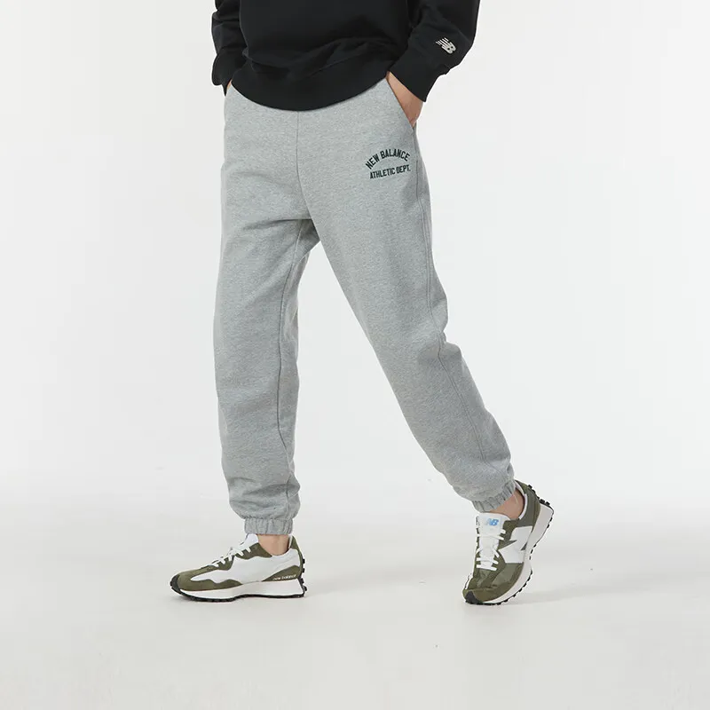 New Balance Knitted Sports Pants Men's Gray-4