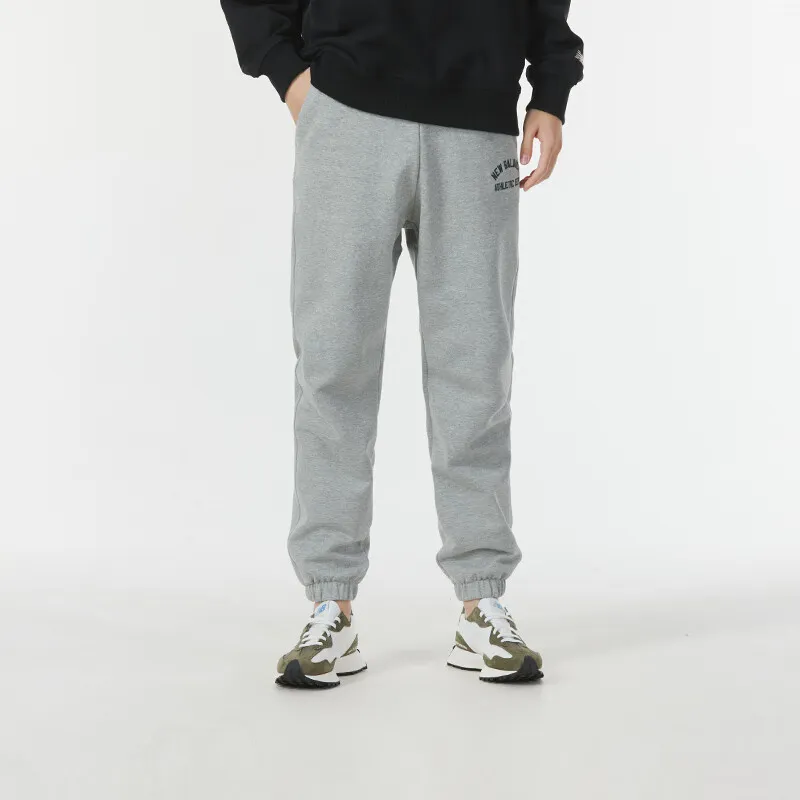 New Balance Knitted Sports Pants Men's Gray-2