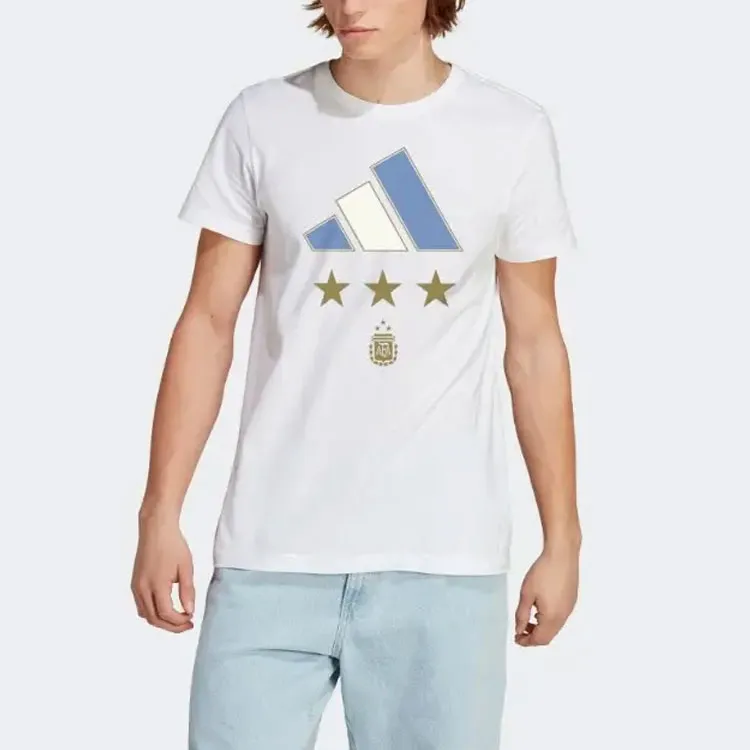 Adidas Afa Winner Tee T Shirt Men's 2 Pack White-2