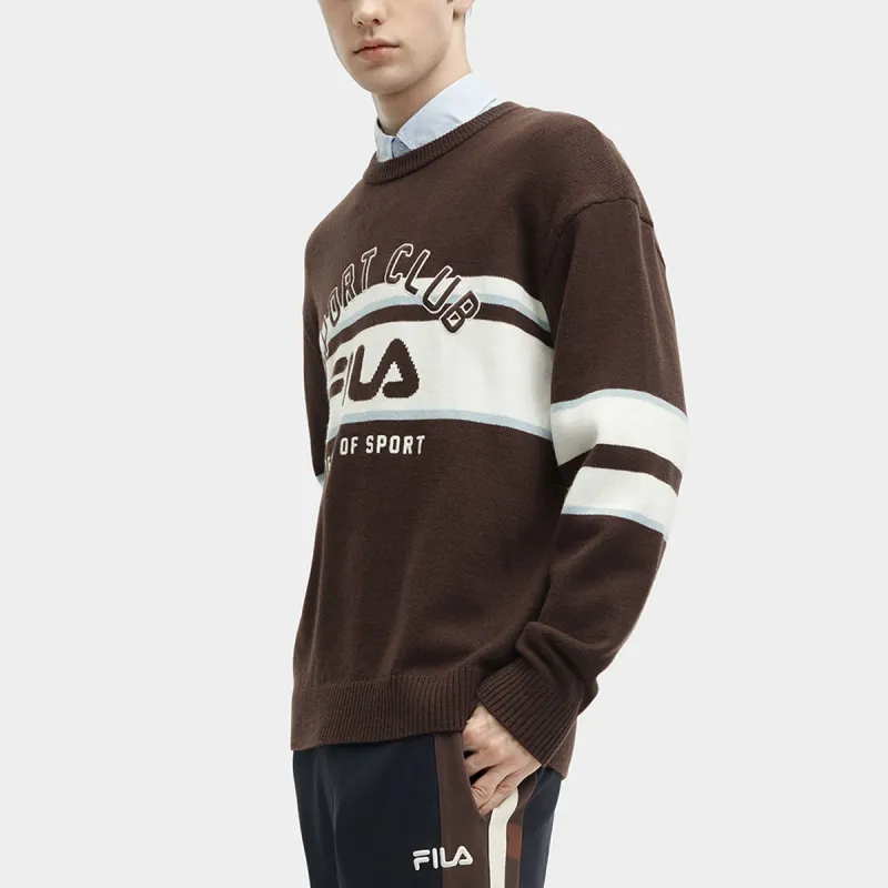FILA Sweater Men's Cheese Cracker Umber-4