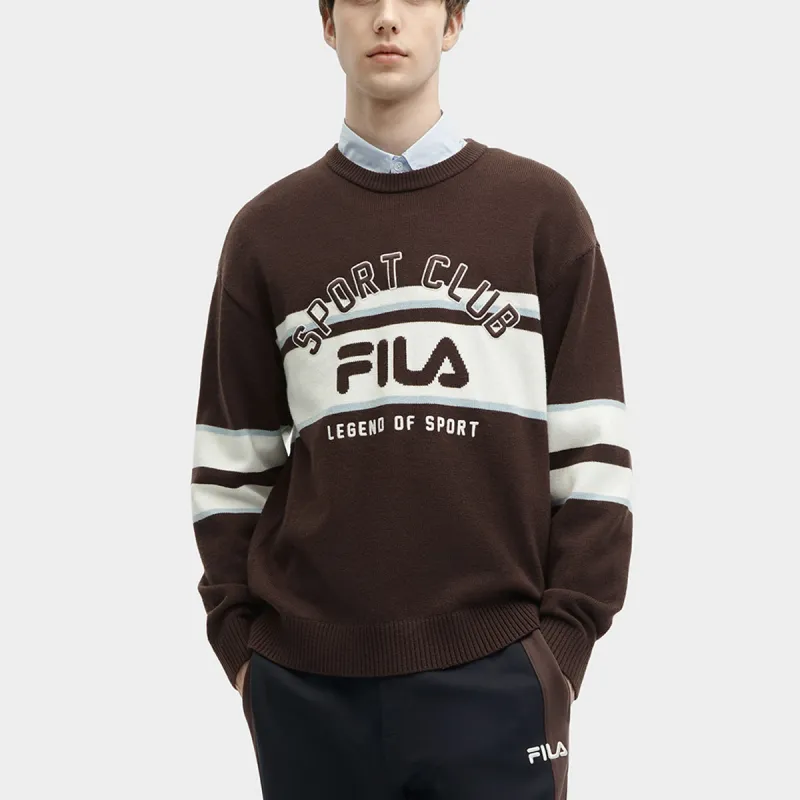 FILA Sweater Men's Cheese Cracker Umber-2