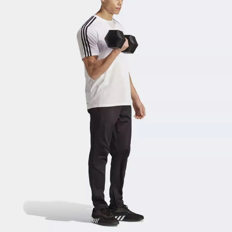 Adidas M GG 3BAR PT Knitted Sports Pants Men's Black-4