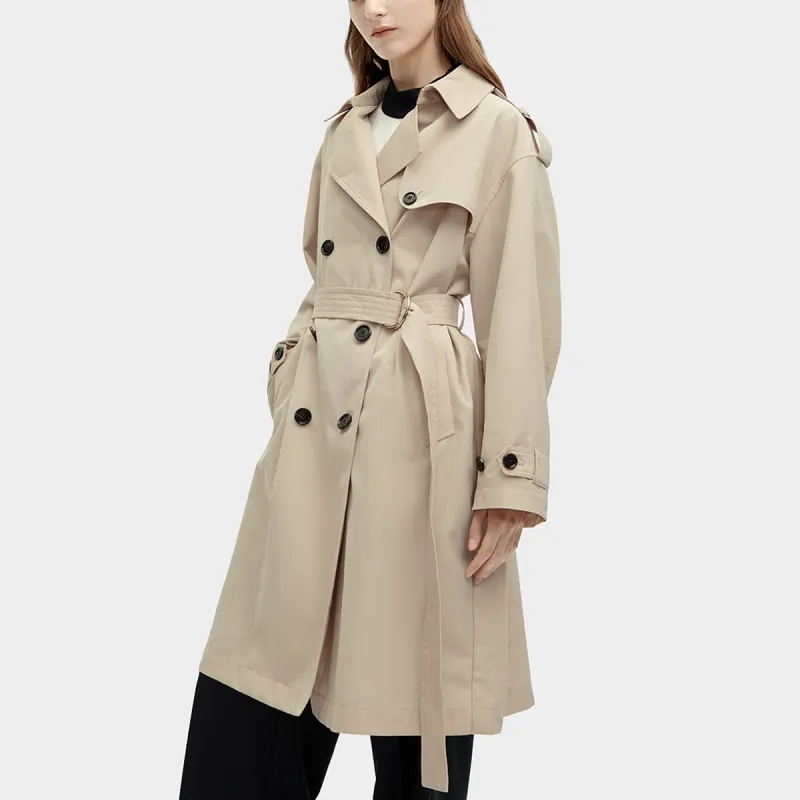 FILA Coats Women's Stone Sand Khaki-4
