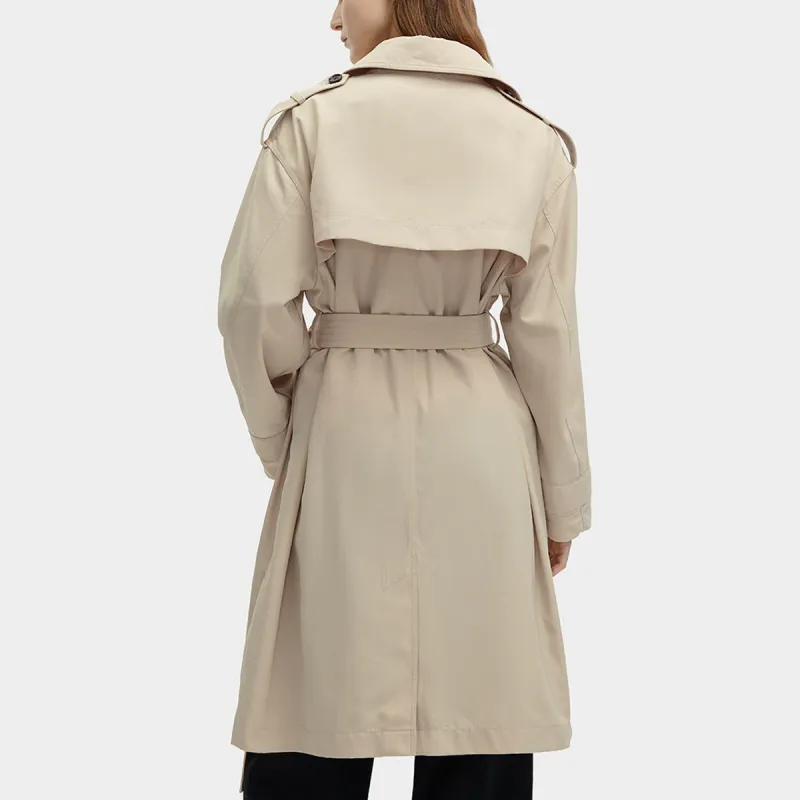 FILA Coats Women's Stone Sand Khaki-3