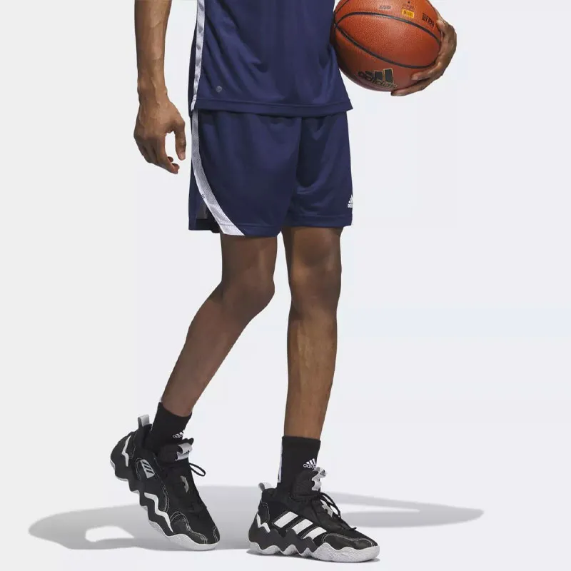 Adidas M ICON SQUAD S Basketball Shorts Men's Marine Blue-3