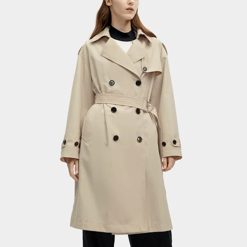 FILA Coats Women's Stone Sand Khaki-2