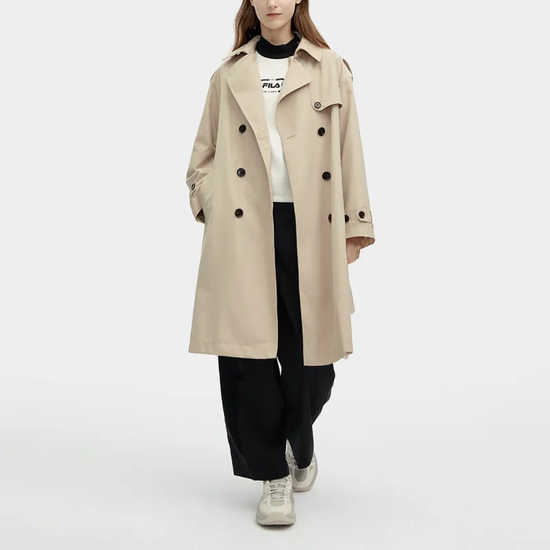 FILA Coats Women's Stone Sand Khaki-5