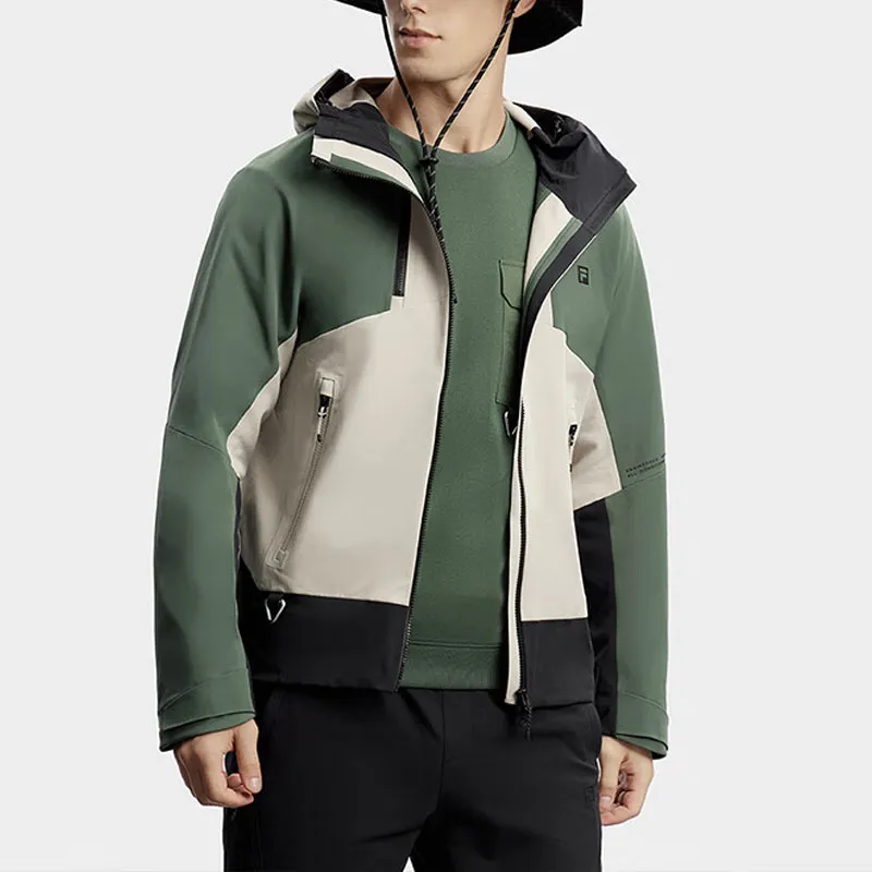 FILA Jackets Coats Men's Siberian Green-2