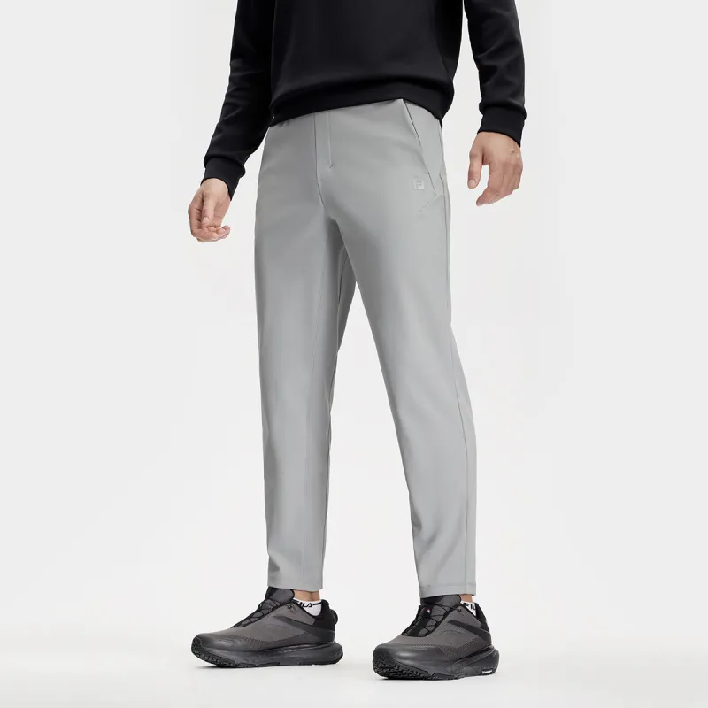 FILA Knitted Sweatpants Men's Gentleman Gray-4