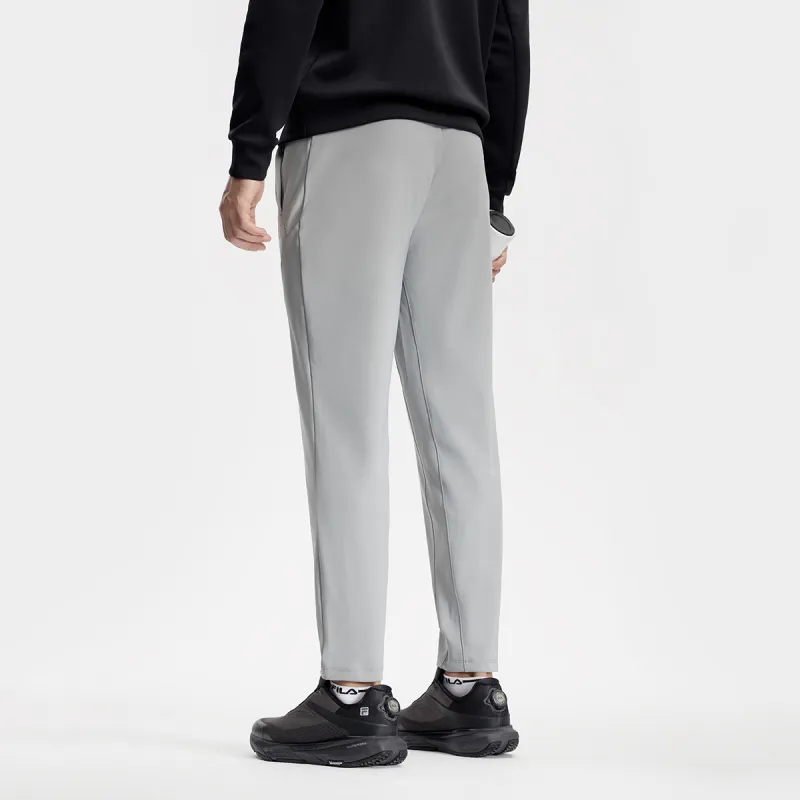FILA Knitted Sweatpants Men's Gentleman Gray-3
