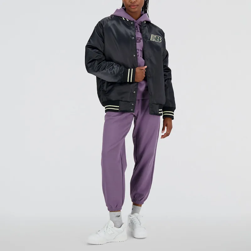 New Balance Athletics Varsity Oversized Fleece Sweatshirt Women's Phantom-4
