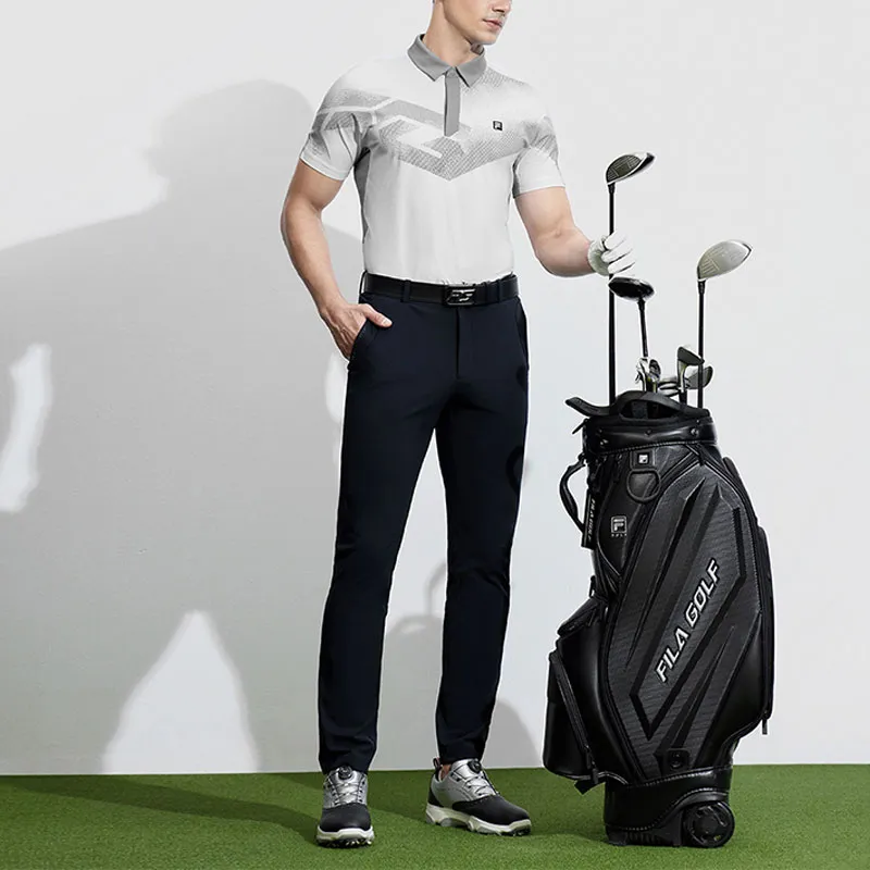 FILA Golf Series Polo Shirt Men's Jade White-5