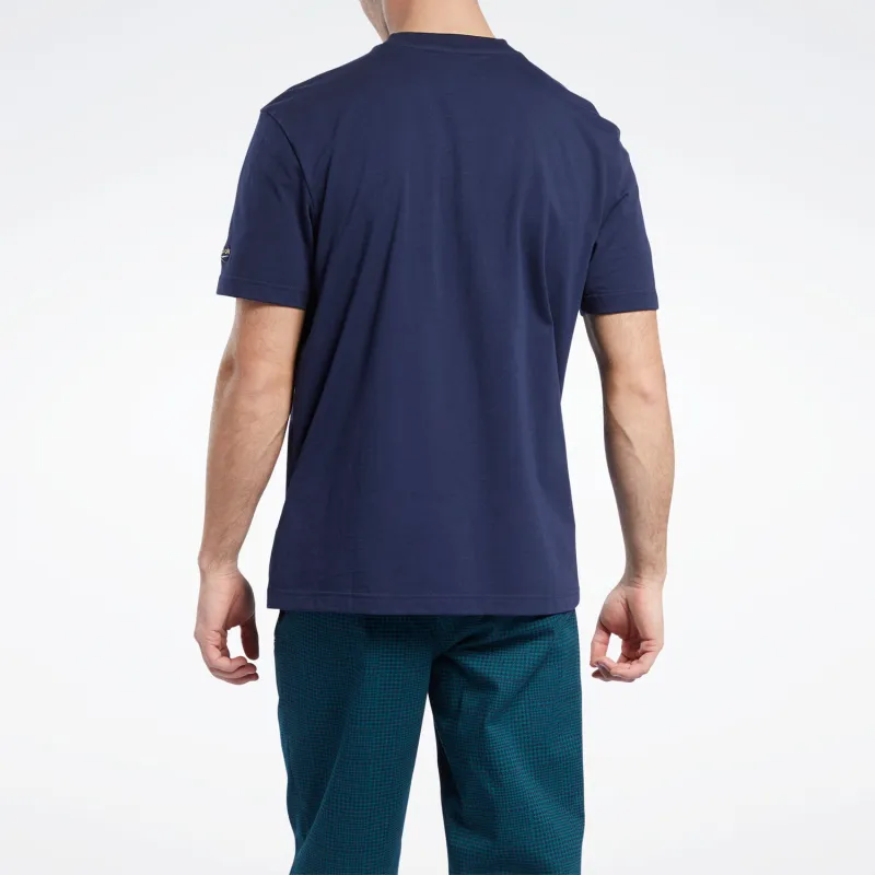 Reebok T Shirt Men's Marine Blue-3