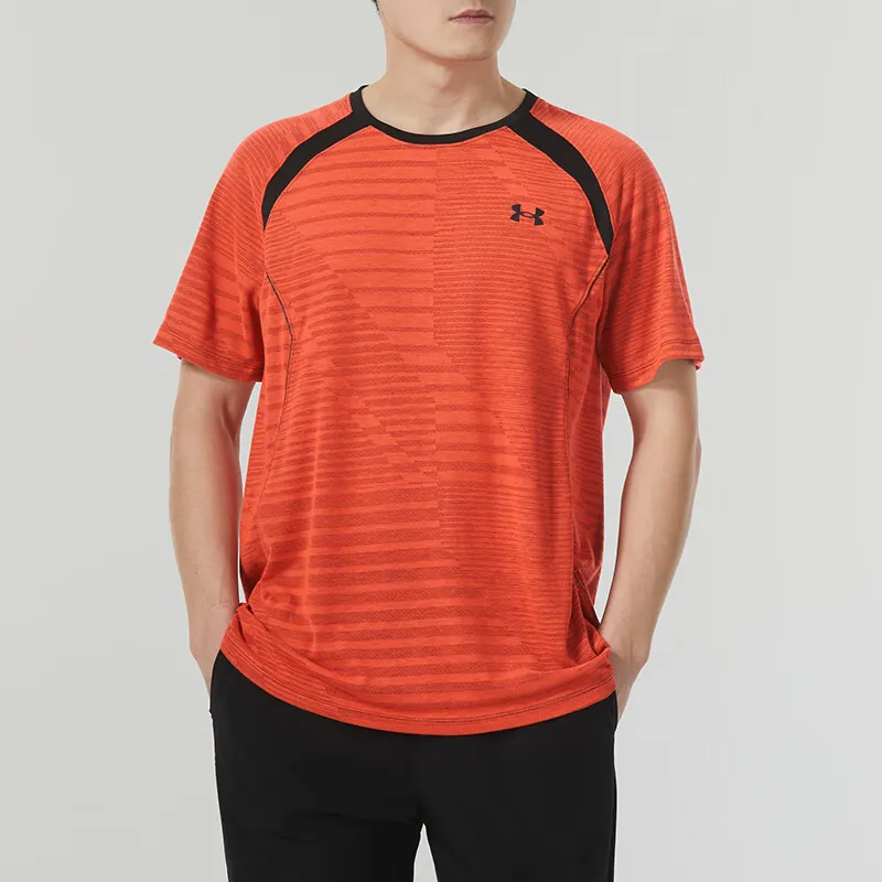 Under Armour T Shirts Men Red-3