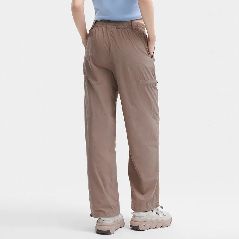 FILA Casual Pants Women's Apricot & Burnt Brown-2