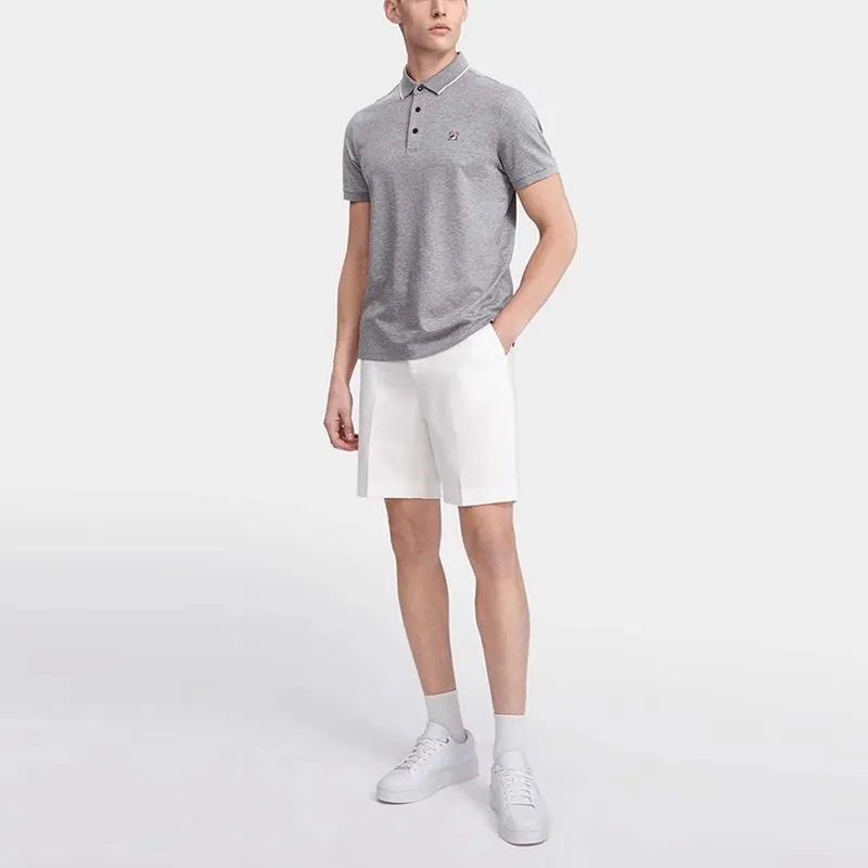 FILA Polo Shirt Men's Light Black Gray-1