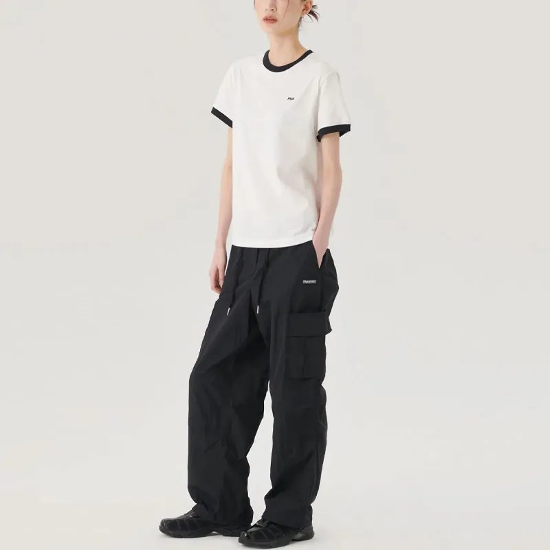 FILA Set in Sleeve T Shirt Women's White-4