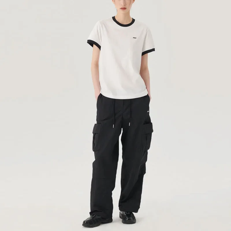 FILA Set in Sleeve T Shirt Women's White-2