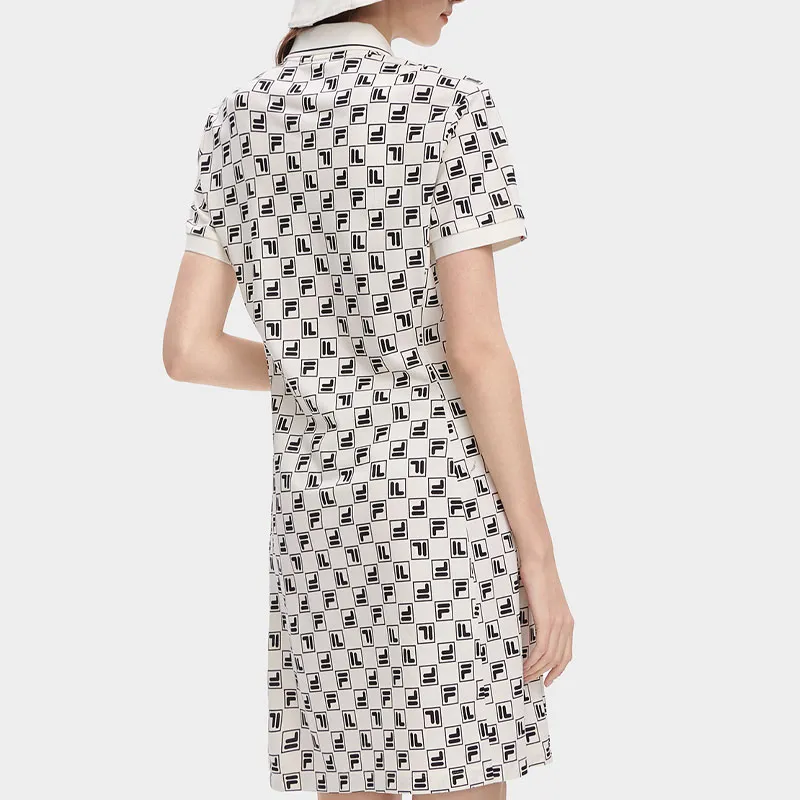FILA Short Sleeved Dresses Women's All Over Print-2