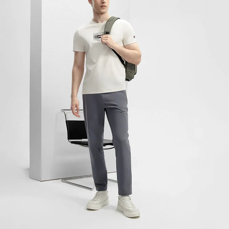 FILA T Shirts Men Steam White-4