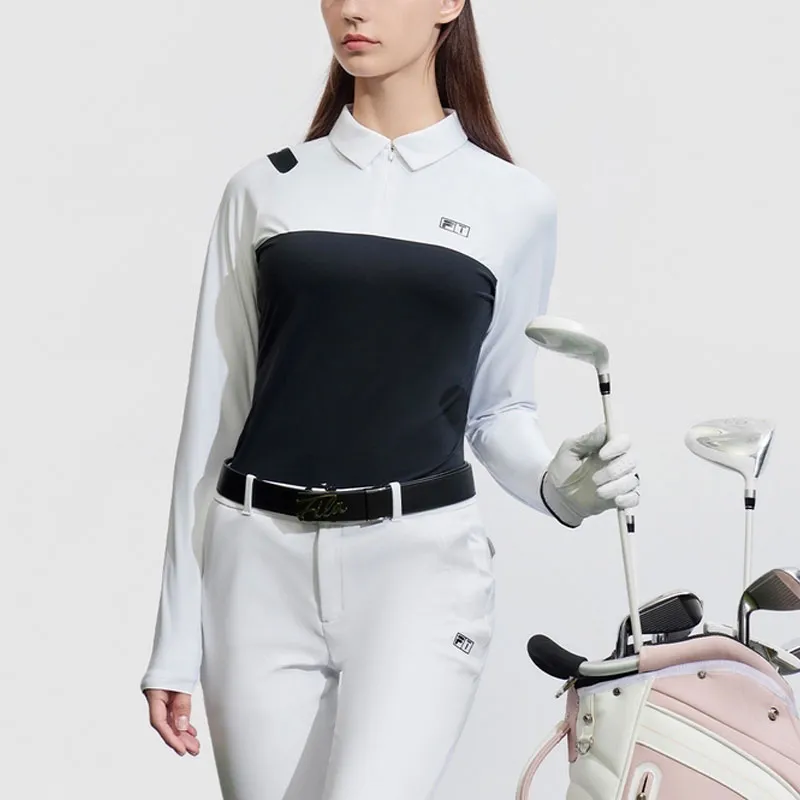 FILA Golf Series Polo Shirt Women's Jade White-2