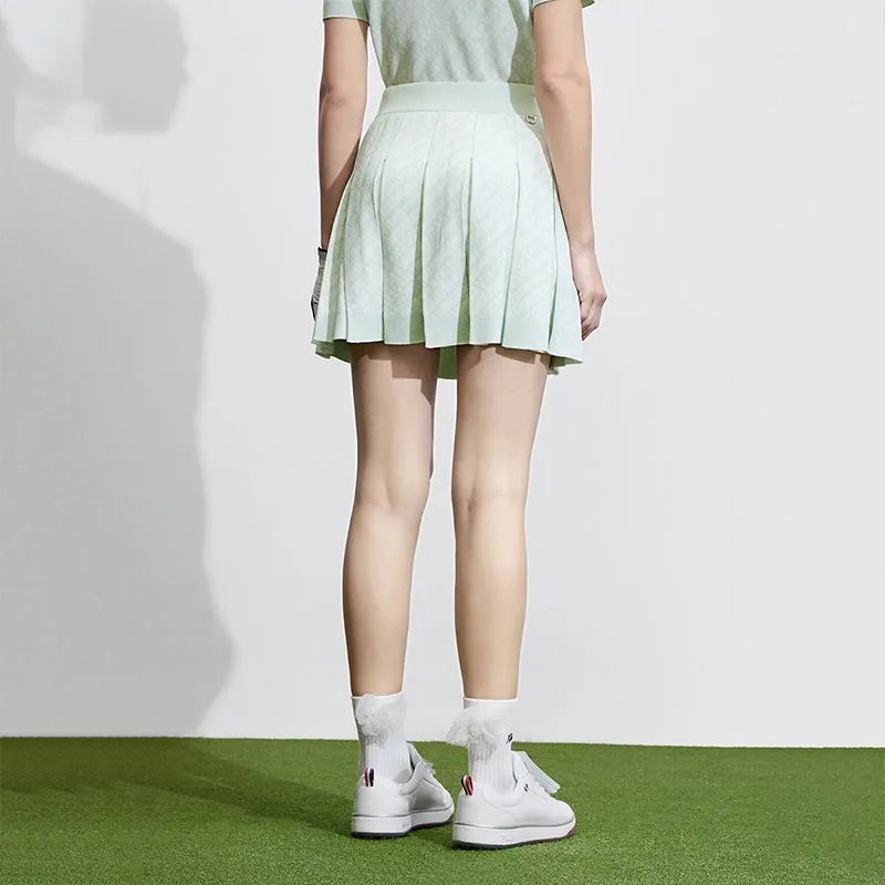 FILA Golf Series SS24 Casual Short Skirts Women's Pea Green-3