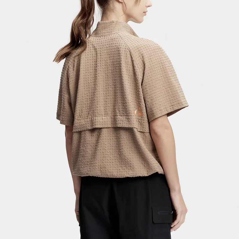 FILA Drop Shoulder Sleeve T Shirt Women's Dark Yellow Ginger-3