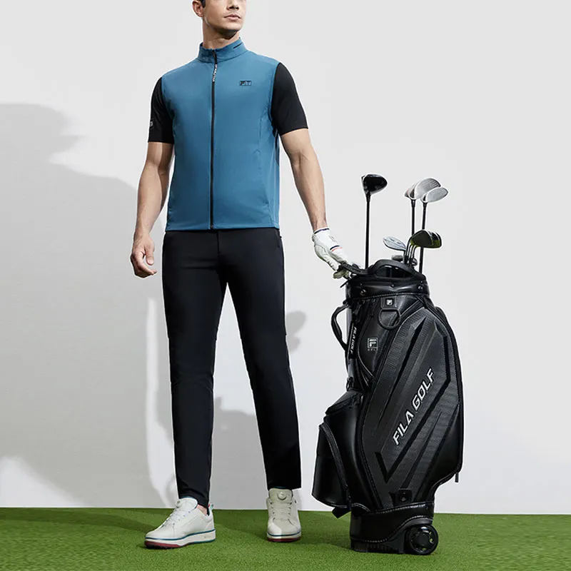 FILA Golf Series Vest Men's Logo Blue-5