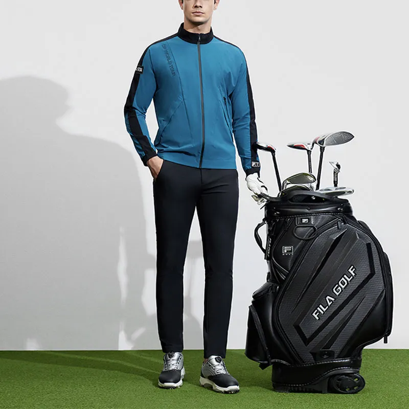 FILA Golf Series Jackets & Coats Men's Logo Blue-5