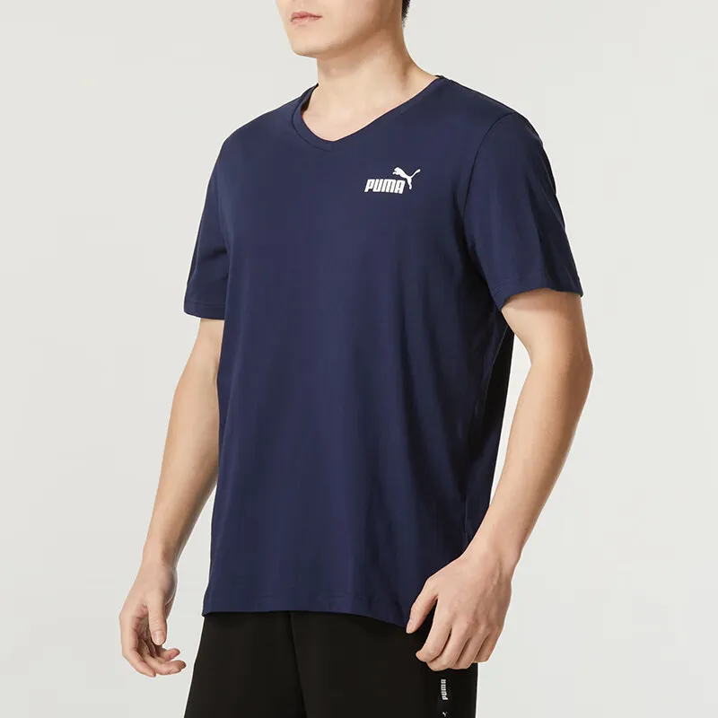 PUMA T Shirts Men Navy Blue-2