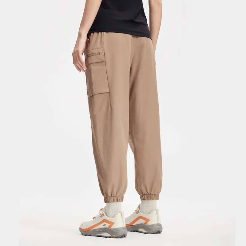 FILA Knitted Sweatpants Women's Deep Yellow Ginger-3